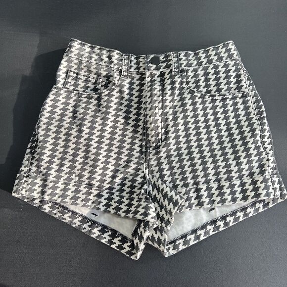 American Apparel Jeans Herringbone Shorts Women Size 25 - Picture 7 of 8